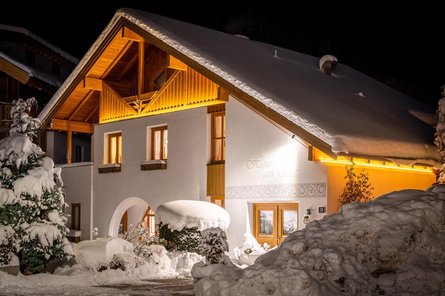 Ferienhaus Am Burgsee Ladis Exterior foto