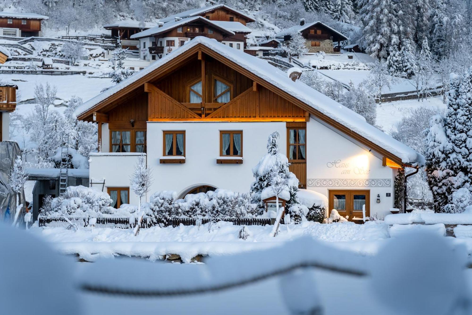 Ferienhaus Am Burgsee Ladis Exterior foto
