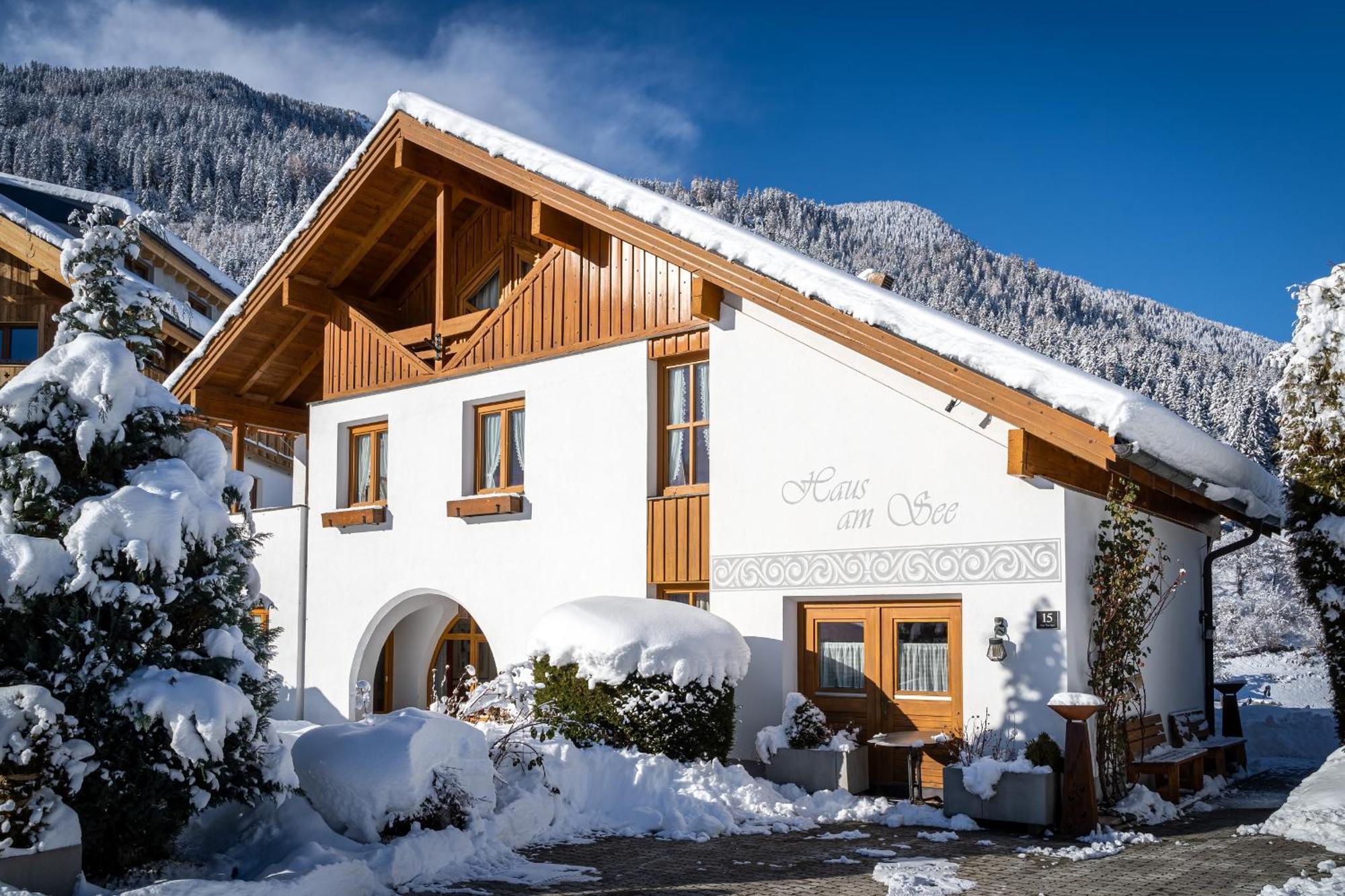 Ferienhaus Am Burgsee Ladis Exterior foto